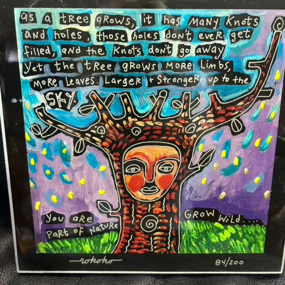 Rokoko Artisan Tree of Life Wall Hanging